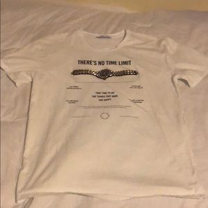 Zara “There’s no time limit” embroidered t-shirt